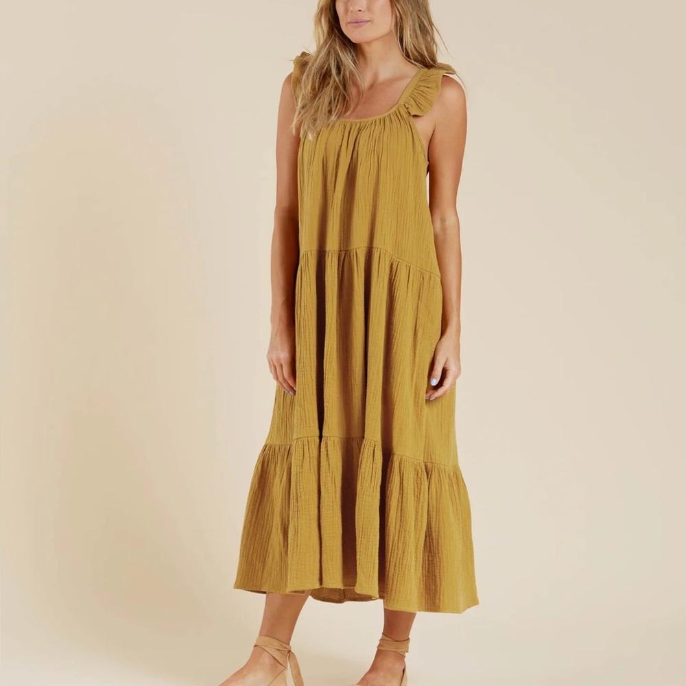 Rylee & Cru Abbie tiered maxi dress